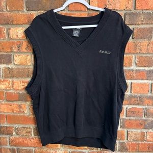 Top Flite by Spalding mens v neck golf vest black large